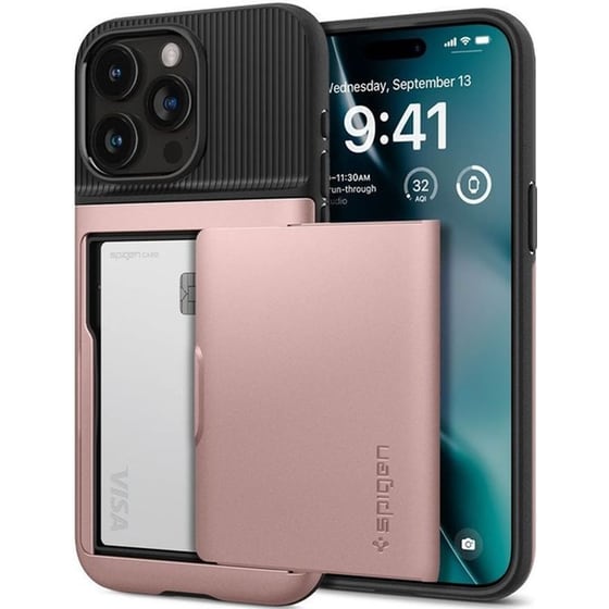 Θήκη Apple iPhone 15 Pro Max - Spigen Slim Armor Cs - Ροζ image 0