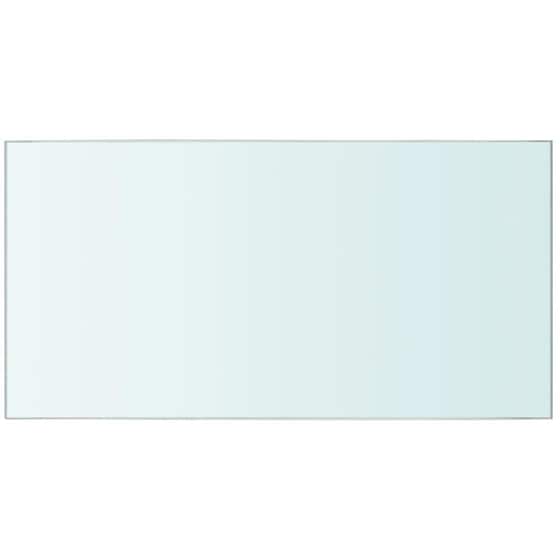 Ράφια Τοίχου VidaXL από Γυαλί 40x0.8x20 cm 2 Τμχ - Διάφανο image 1