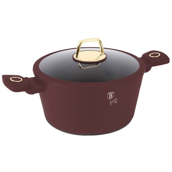 Κατσαρόλα BERLINGER HAUS BH8042 28 cm 6.1 L Μπορντό image 0