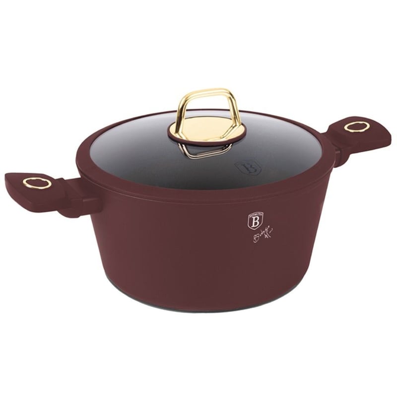 Κατσαρόλα BERLINGER HAUS BH8042 28 cm 6.1 L Μπορντό BERLINGER HAUS