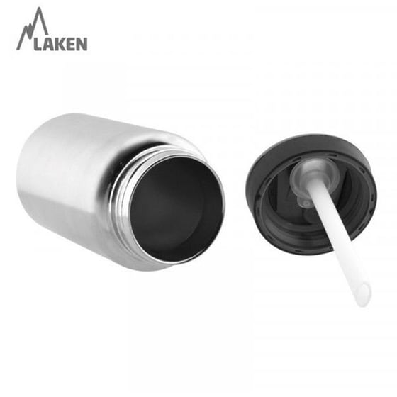 Παγούρι Θερμός Laken με Καλαμάκι Κόκκινο 500ml image 3