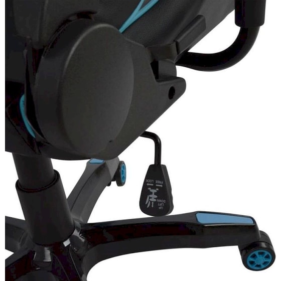 Καρέκλα Gaming ArteLibre Κυλλήνη από Τεχνητό Δέρμα - Γαλάζια/Μαύρη image 7