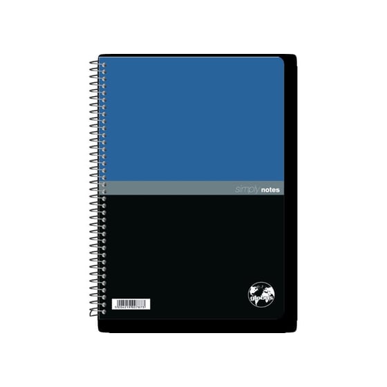 Τετράδιο Σπιράλ GLOBUS B5 2 Θεμάτων Simple Notes (1 Τεμάχιο) image 1
