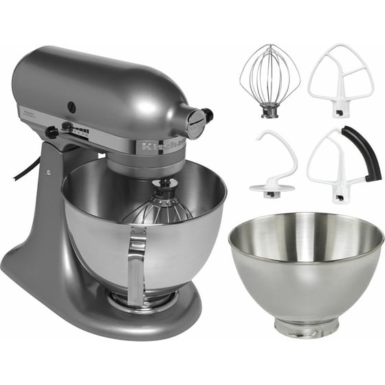 Κουζινομηχανή KitchenAid 5KSM175PSECU 300W 4.8 L Contour Silver image 4