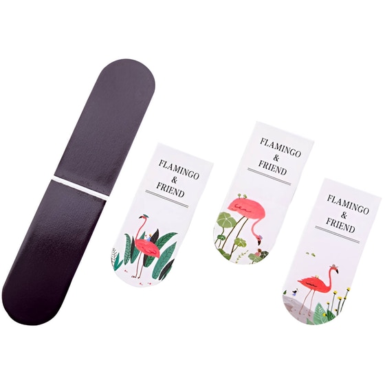 Μαγνητικοί Σελιδοδείκτες Mustard Φλαμίνγκο (4 Τεμάχια) image 0