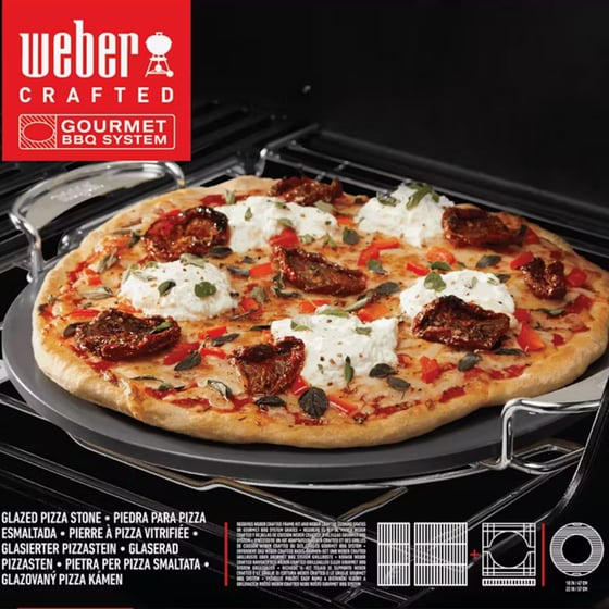 WEBER Crafted Gourmet BBQ System 8861 Γκρί Πέτρα ψησίματος πίτσας image 2