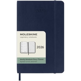 Ημερολόγιο Εβδομαδιαίο Moleskine 2026 12Μ Pocket Saphire Blue Soft