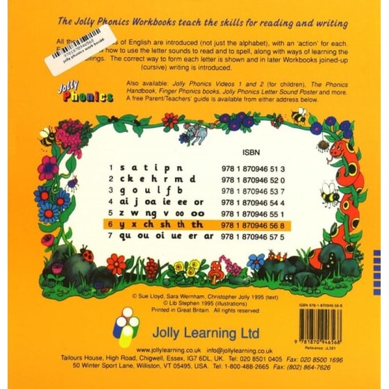 Jolly Phonics Workbook 6 image 1