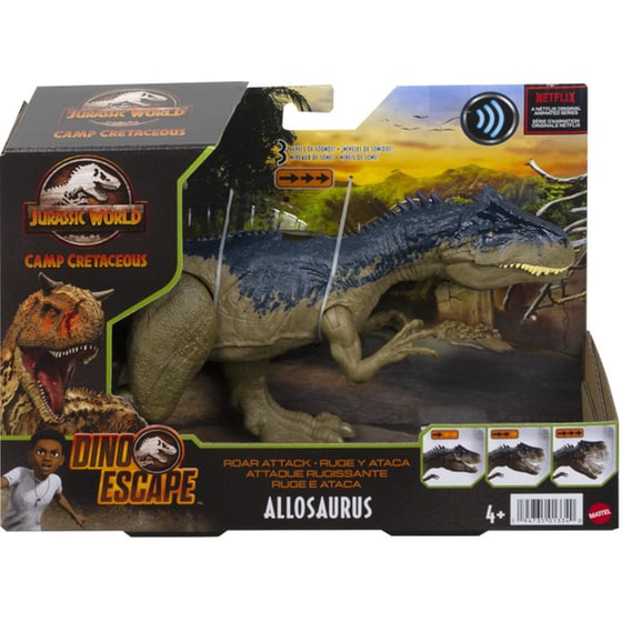 Jurassic World Δεινόσαυροι με Κινούμενα Μέλη με Λειτουργια Επίθεσης και ήχους (9 Σχέδια) image 0