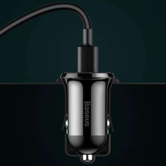 Φορτιστής Αυτοκινήτου Baseus Grain Pro - Μαύρο image 4