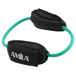 Λάστιχο Γυμναστικής Amila Ankle Tube Μέτριο - Πράσινο