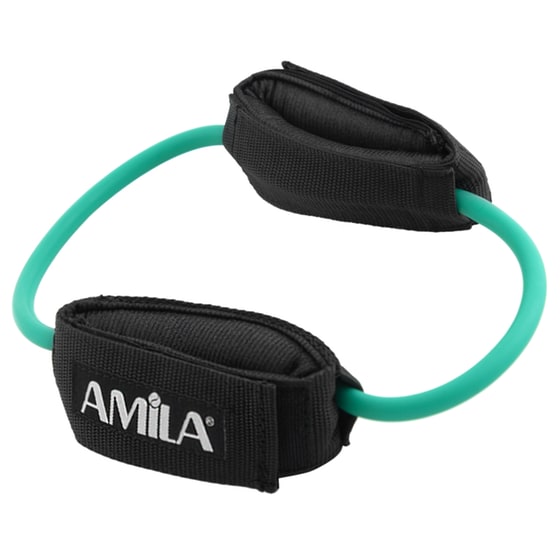 Λάστιχο Γυμναστικής Amila Ankle Tube Μέτριο - Πράσινο image 0