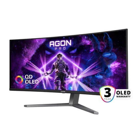 AOC AGON PRO AG346UCD  Monitor 34" Quad HD Oled Curved 175Hz 0.03ms image 1