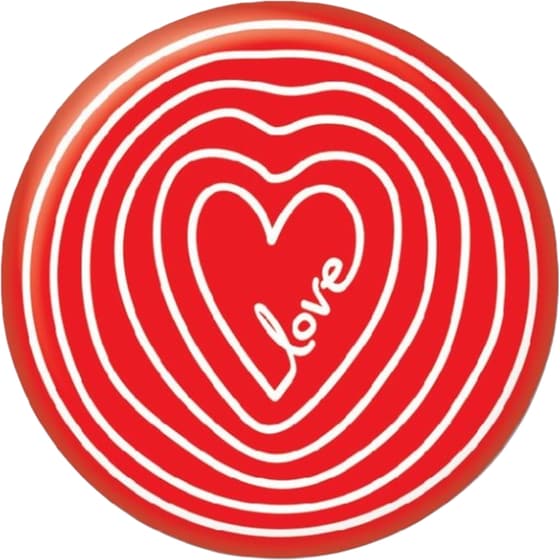 Μαγνήτης GNF Ομόκεντρες Καρδιές Love image 0