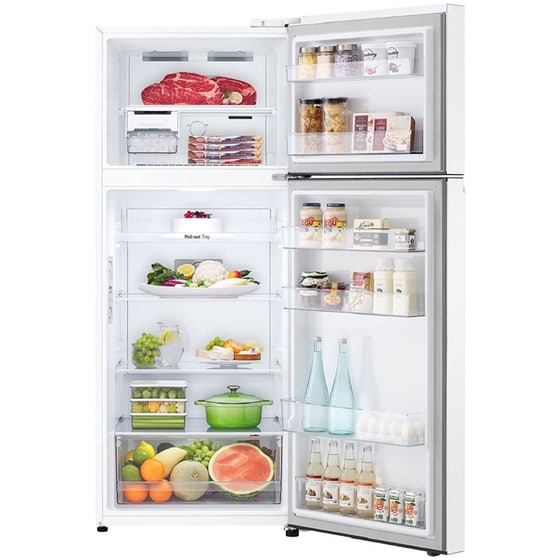 LG GTBV36SWGKD Total No Frost 395 Lt Λευκό Δίπορτο Ψυγείο image 5