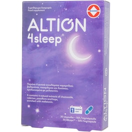Συμπλήρωμα για τον Ύπνο Altion 4 Sleep - 30 κάψουλες