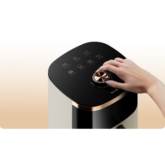 DEERMA DEM-KZ30W με Αποσπώμενο Κάδο 1200 W 3 L Μπεζ Φριτέζα Αέρος image 6