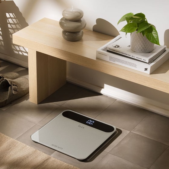 IZZY IZ-7013 SERENITY Ψηφιακή Ζυγαριά Σώματος Μπεζ image 1