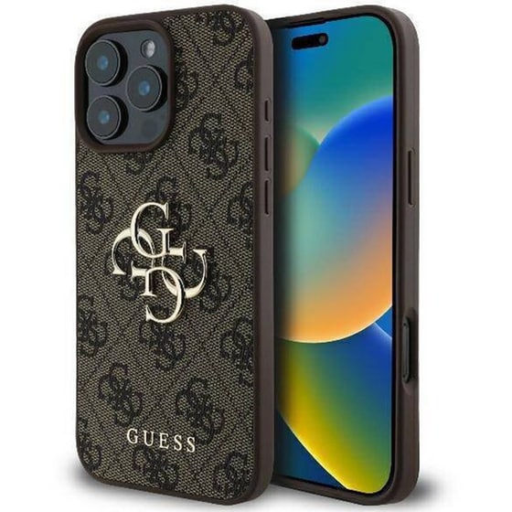 Θήκη Apple iPhone 16 Pro Max Guess 4G Logo Collection - Καφέ image 2