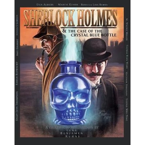 Sherlock Holmes and the Case of the Crystal Blue Bottle- a Graphic Novel image 0