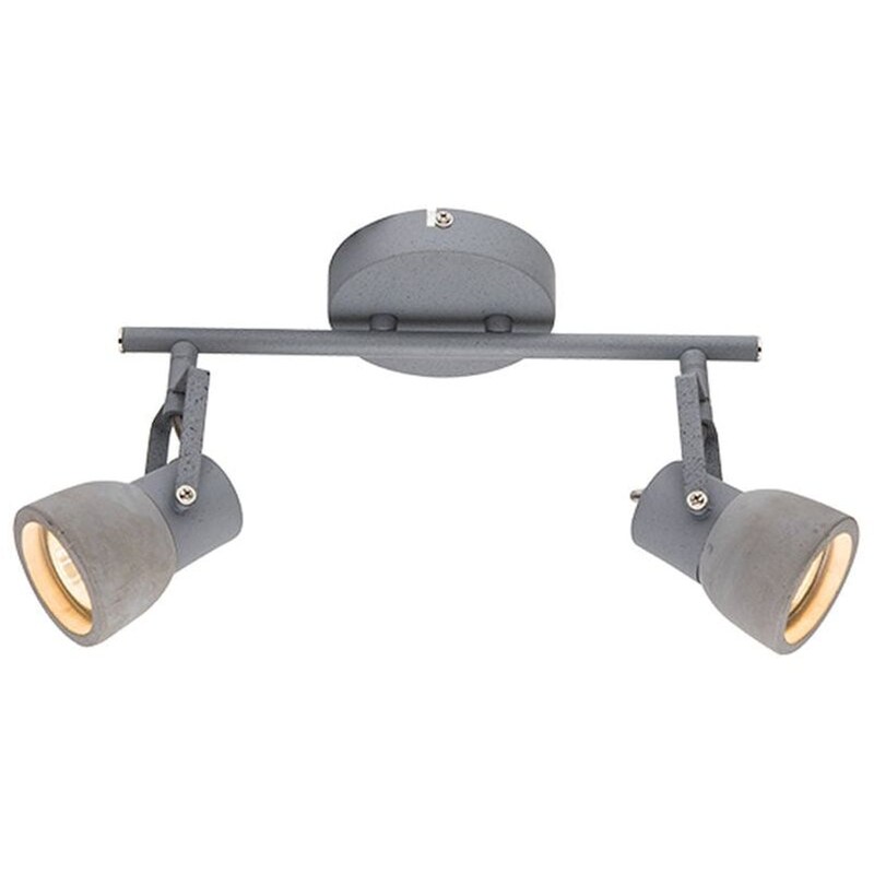 Σποτ Δίφωτο Aca Pepper Mc171152 Τσιμεντένιο - Γκρι