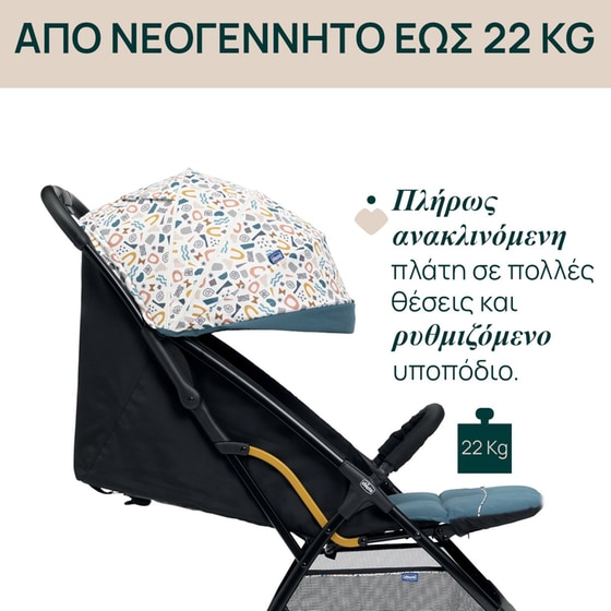 Chicco Καρότσι Μωρού Glee Joyful Teal image 2
