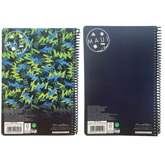 Τετράδιο Σπιράλ Maui & Sons B5 105 Φύλλων - Τυχαία Επιλογή (1 Τεμάχιο) image 1