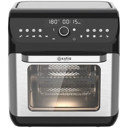 ESTIA 06-26653 με Πόρτα 12 L 1500 W Μαύρο/Ασημί Φριτέζα Αέρος