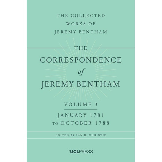 The Correspondence of Jeremy Bentham, Volume 3 image 0
