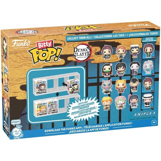 Funko Bitty Pop! 4-Pack: Demon Slayer - Tanjiro Kamado - Sabito - Makomo* (Mystery) Vinyl Figures image 14