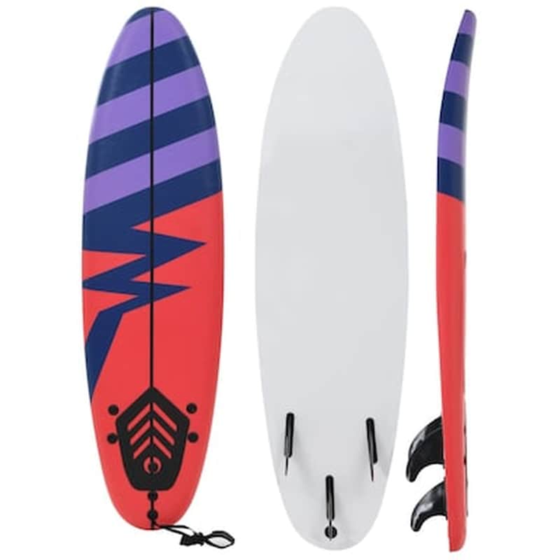VIDAXL Σανίδα Surf VidaXL Λωρίδα 170 cm - Μπλε/Μωβ/Κόκκινο