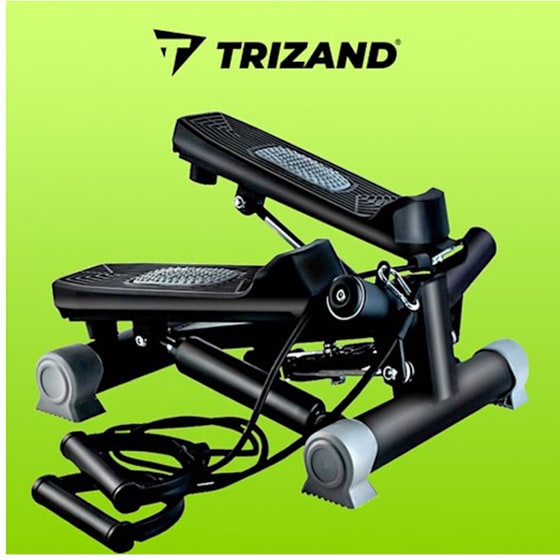 Mini Stepper Trizand 22776 Με Λάστιχα Εκγύμνασης - Μαύρο image 7