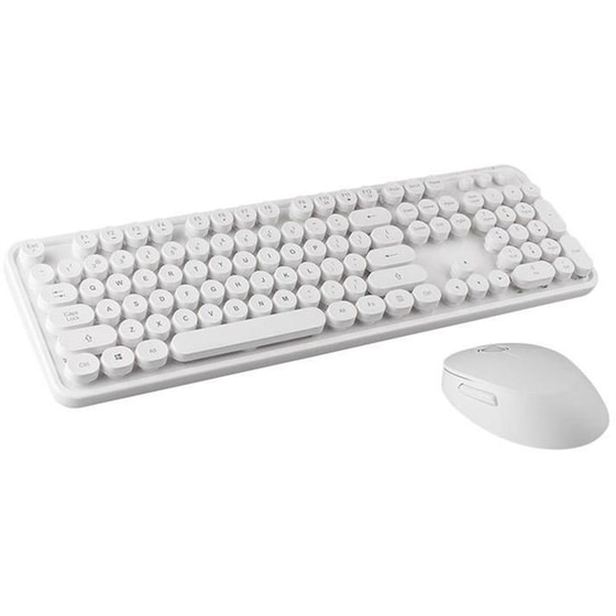 MOFII SMK-623387AG Ασύρματο σετ Πληκτρολόγιο/Ποντίκι - Λευκό (US) image 1