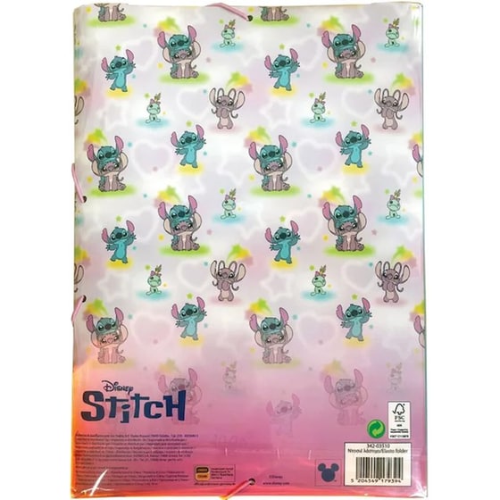 Ντοσιέ με Λάστιχο Gim A4 Stitch Gen Z image 1