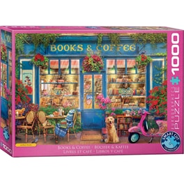 Παζλ Eurographics Walton: Books and Coffee (1000 Kομμάτια)