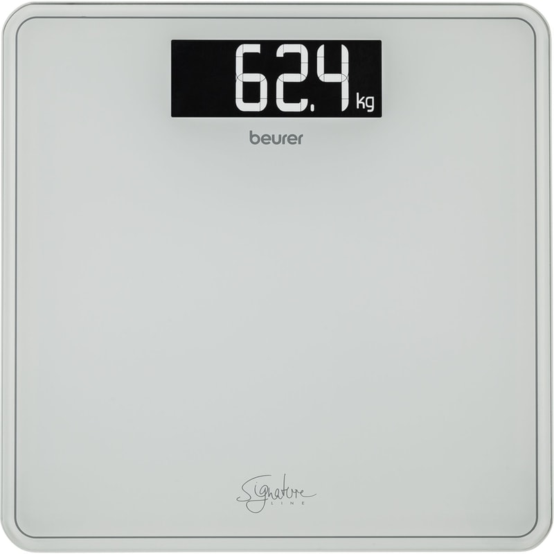Ψηφιακή Ζυγαριά Σώματος Beurer GS400 Glass Scales Signature Λευκό