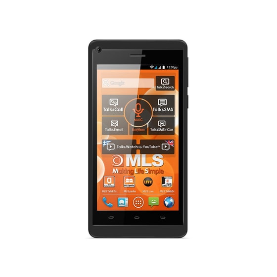 MLS iQTalk Twist Dual Sim 8GB Μαύρο & Car Kit Smartphone image 0