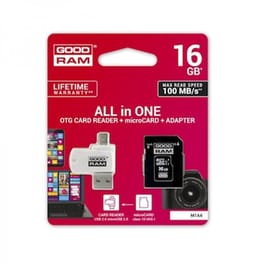 GoodRAM Μ1Α4 microSDHC 16GB Class 10 U1 UHS-I με USB Reader