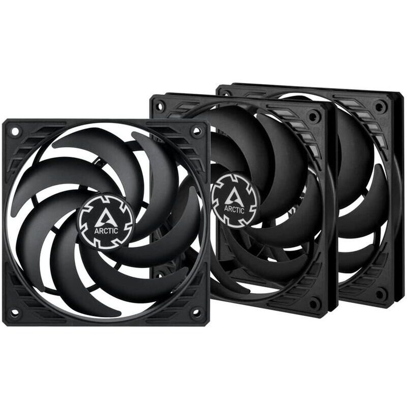 ARCTIC COOLING Case Fan Arctic P12 Slim PWM PST 120mm - 3τμχ