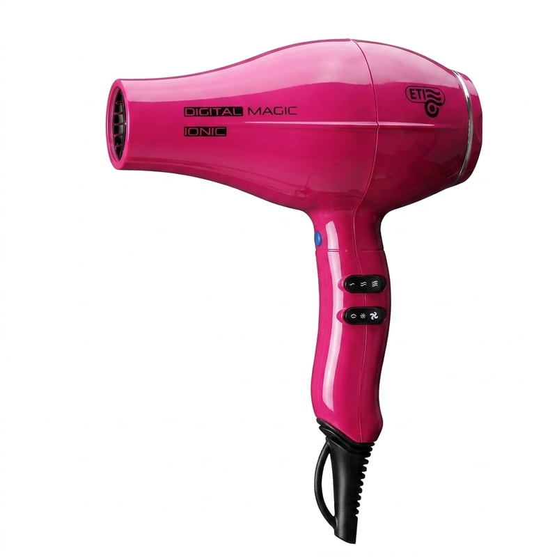 ETI Digital Magic Ionic Fuchsia Σεσουάρ Μαλλιών 2400 W Ροζ