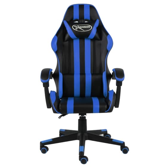 Gaming Καρέκλα Racing VidaXL Συνθετικό Δέρμα - Μπλε/Μαύρη image 1