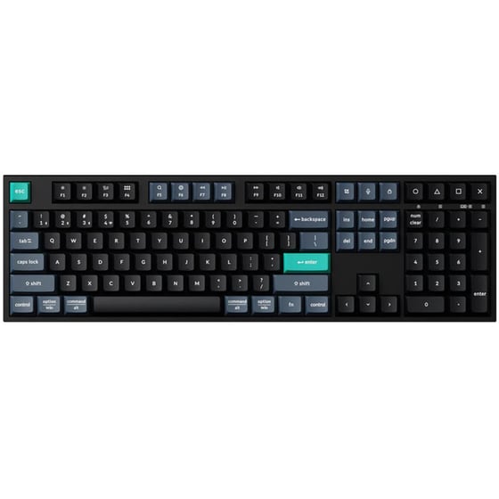 Keychron B36 Gaming Ασύρματο Πληκτρολόγιο (GR) Deep Black image 0