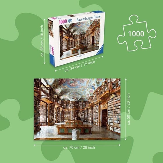 Παζλ Ravensburger Βιβλιοθήκη (1000 Κομμάτια) image 1