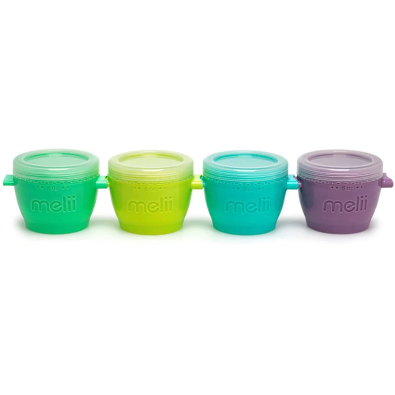MELII Σετ Φαγητοδοχεία Melii Snap And Go Pods 177ml (4 Τεμάχια)