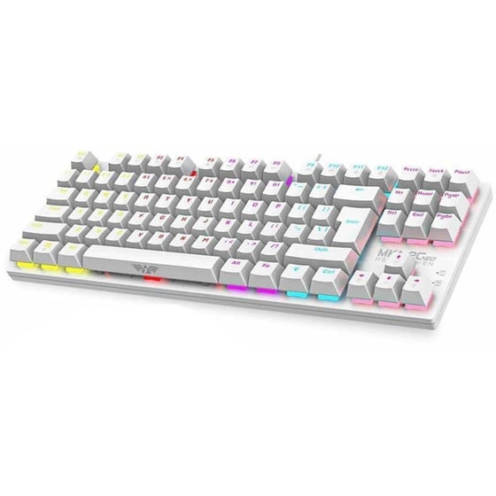 Gaming Set Armaggeddon MKA-2C Neo Μηχανικό Gaming Ενσύρματο Πληκτρολόγιο RGB (US) + Armaggeddon Mikoyan Foxbat III Cyberpunk Gaming Ασύρματο Ποντίκι - White image 1