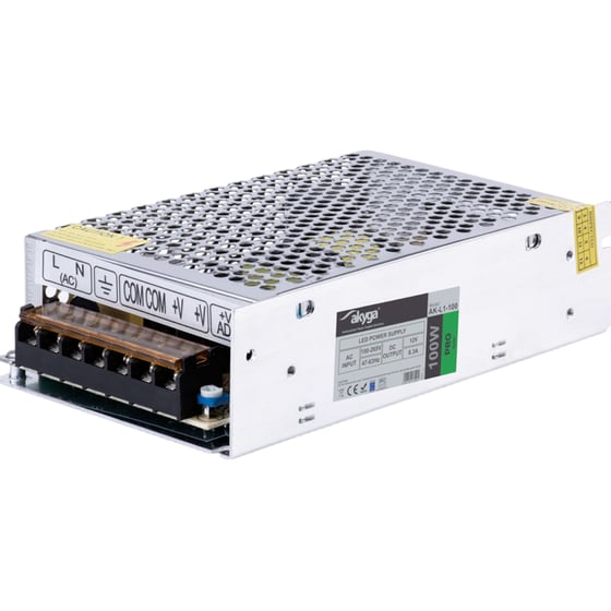 Μετασχηματιστής για Ταινία Led Akyga 100W 8.3A image 1