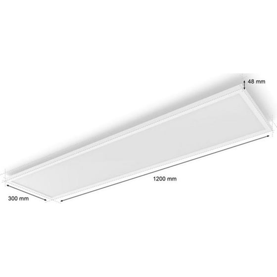 Έξυπνο Φωτιστικό Philips Hue Surimu Rectangle 60W - Λευκό image 2