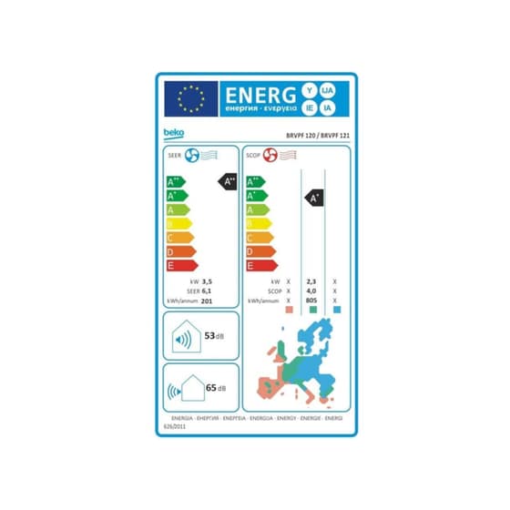 Κλιματιστικό inverter BEKO BRVPF120 12000 BTU image 3