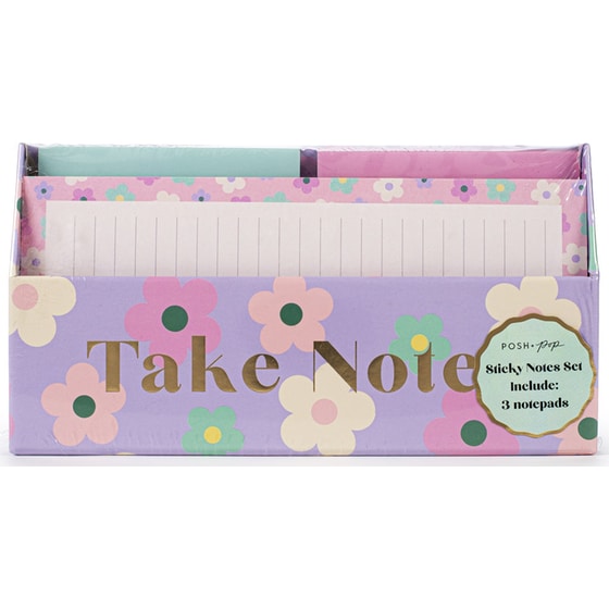 Σετ Αυτοκόλλητα Χαρτάκια & Χαρτάκια Σημειώσεων Posh+Pop (3 Τεμάχια) image 0