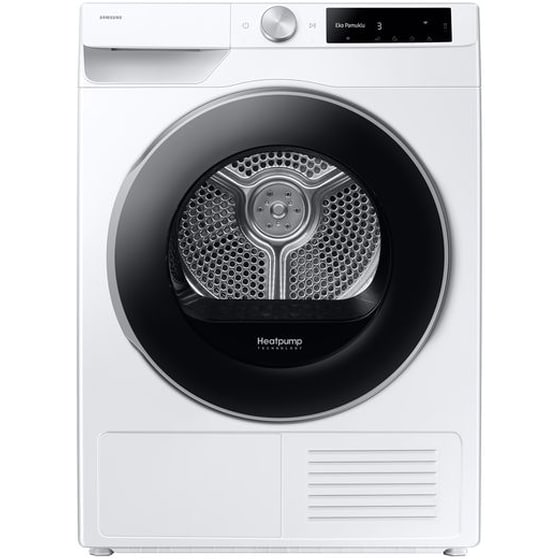 SAMSUNG DV90DG6845LEU4 9 kg με Αντλία Θερμότητας Λευκό Στεγνωτήριο Ρούχων image 0